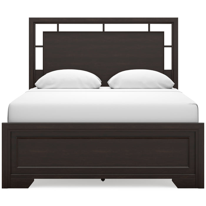 Covetown Dark Brown Panel Bedroom Set - Gate FurnitureBedroom Set