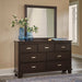 Covetown Dark Brown Panel Bedroom Set - Gate FurnitureBedroom Set