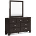 Covetown Dark Brown Panel Bedroom Set - Gate FurnitureBedroom Set