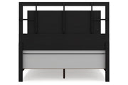 Covetown Dark Brown Queen Panel Bed - Gate FurnitureQueen Bed