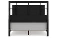 Covetown Dark Brown Queen Panel Bed - Gate FurnitureQueen Bed