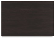 Covetown Queen Panel Bed with 2 Nightstands in Dark Brown from Ashley - Lara Furniture
