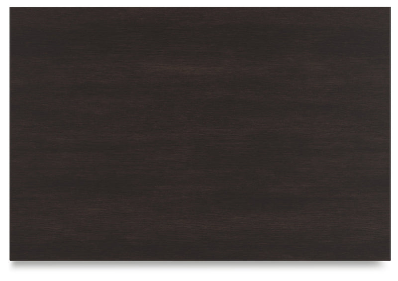 Covetown Queen Panel Bed with 2 Nightstands in Dark Brown from Ashley - Lara Furniture