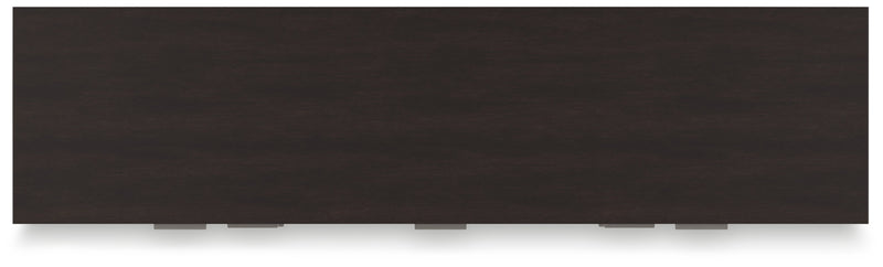 Covetown Queen Panel Bed with Dresser and 2 Nightstands in Dark Brown from Ashley - Lara Furniture