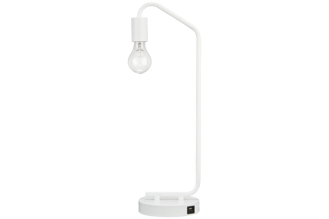 Covybend White Desk Lamp - Gate FurnitureTable Lamp