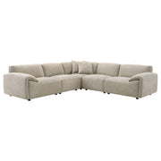Crane 5-piece Modular Sectional Sofa Beige - 551931-SETA