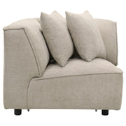 Crane 5-piece Modular Sectional Sofa Beige - 551931-SETA