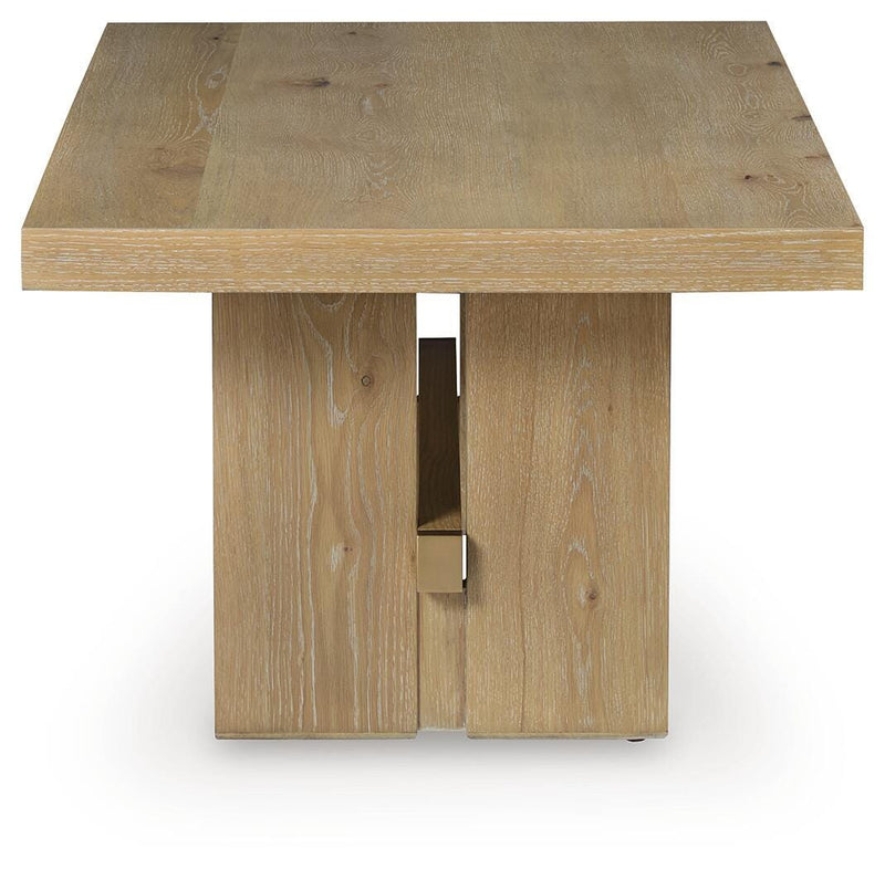 Crendlin Light Brown Coffee Table - T537-1