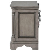 Cresswell 3-drawer Nightstand Bedside Table Weathered Taupe - 225142