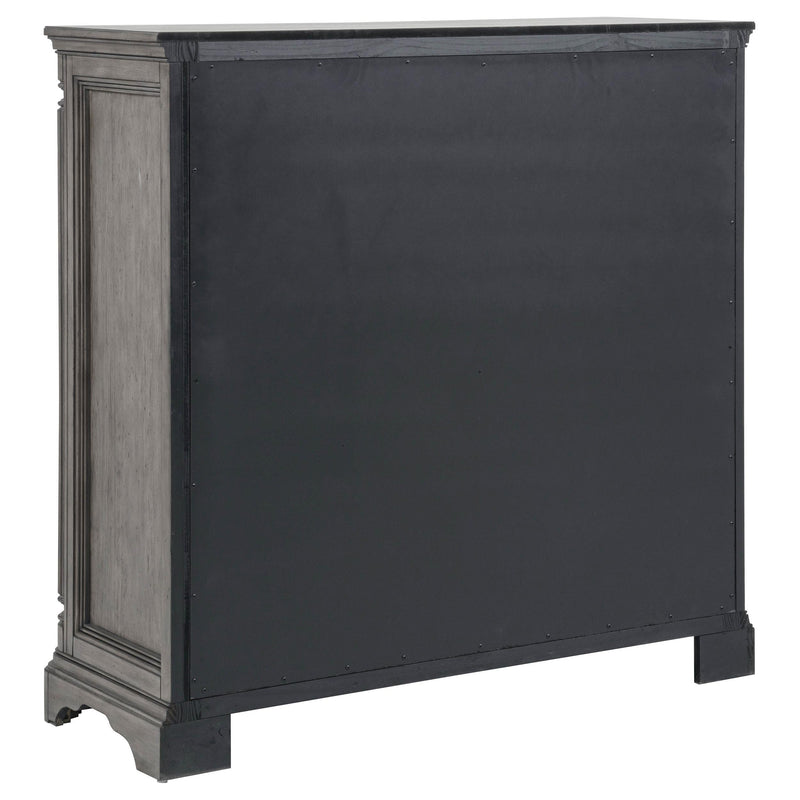 Cresswell 4-drawer Door Chest with Hidden Storage Weathered Taupe - 225147