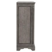 Cresswell 4-drawer Door Chest with Hidden Storage Weathered Taupe - 225147