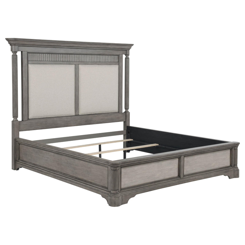Cresswell 4-piece California King Bedroom Set Taupe - 225141KW-S4