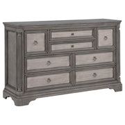 Cresswell 4-piece Eastern King Storage Bedroom Set Weathered Taupe - 225140KE-S4