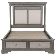 Cresswell 4-piece Queen Storage Bedroom Set Weathered Taupe - 225140Q-S4