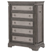 Cresswell 5-piece California King Bedroom Set Taupe - 225141KW-S5