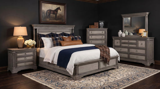 Cresswell 5-piece Eastern King Bedroom Set Weathered Taupe - 225141KE-S5