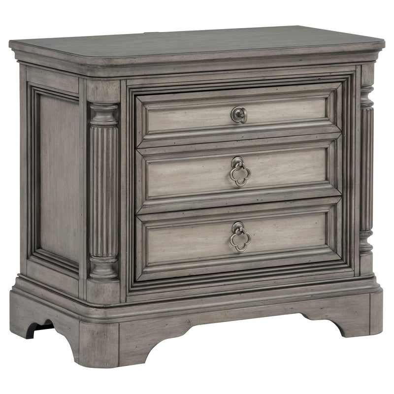 Cresswell 5-piece Eastern King Storage Bedroom Set Weathered Taupe - 225140KE-S5