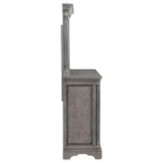 Cresswell 8-drawer Dresser with Mirror Weathered Taupe - 225143M