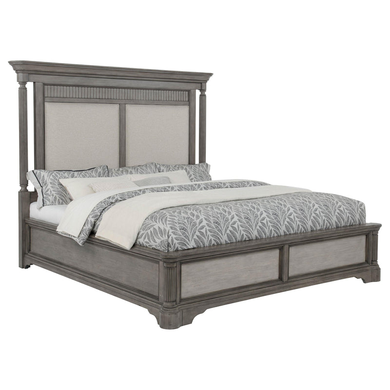 Cresswell California King Panel Bed Weathered Taupe - 225141KW