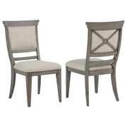 Cresswell Upholstered Dining Side Chair Tan (Set of 2) - 107452