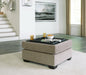 Creswell Ottoman With Storage - Gate FurnitureOttoman