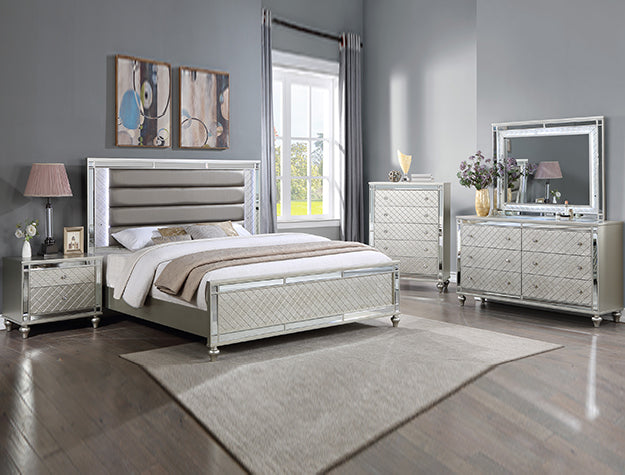 Cristian Night Stand Champagne - B1680-2N