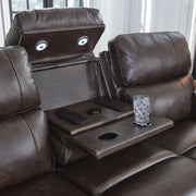 Crossplex Sofa and Loveseat in Smoke - PKG022064
