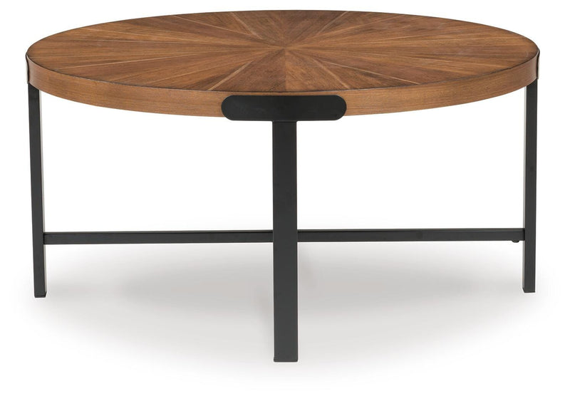 Crosstrail Brown Table (Set of 3) - T483-13