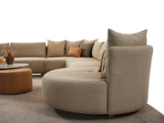 Crown Sectional Sofa in Cream - 200-ELI-CRO-MB-209-S