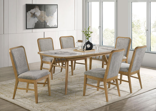 Croyden 7-piece Rectangular Dining Set Weathered Natural - 193731-S7
