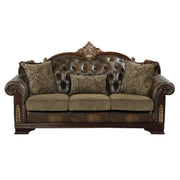 Croydon Dark Cherry Living Room Set - Lara FurnitureLiving Room Set