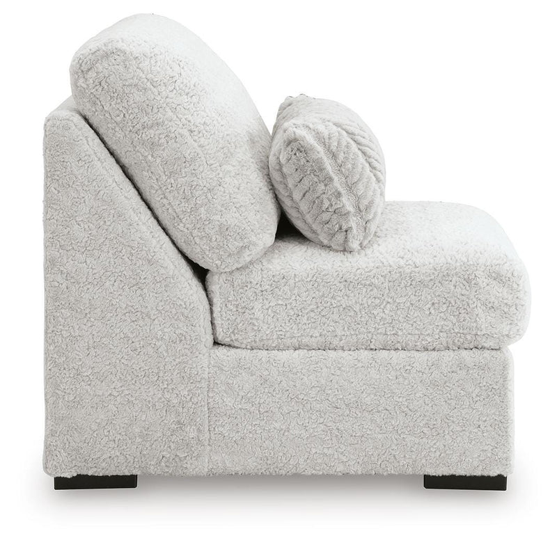 Cuddle Plush 3-Piece Sectional, Chair and Ottoman - PC59106U1