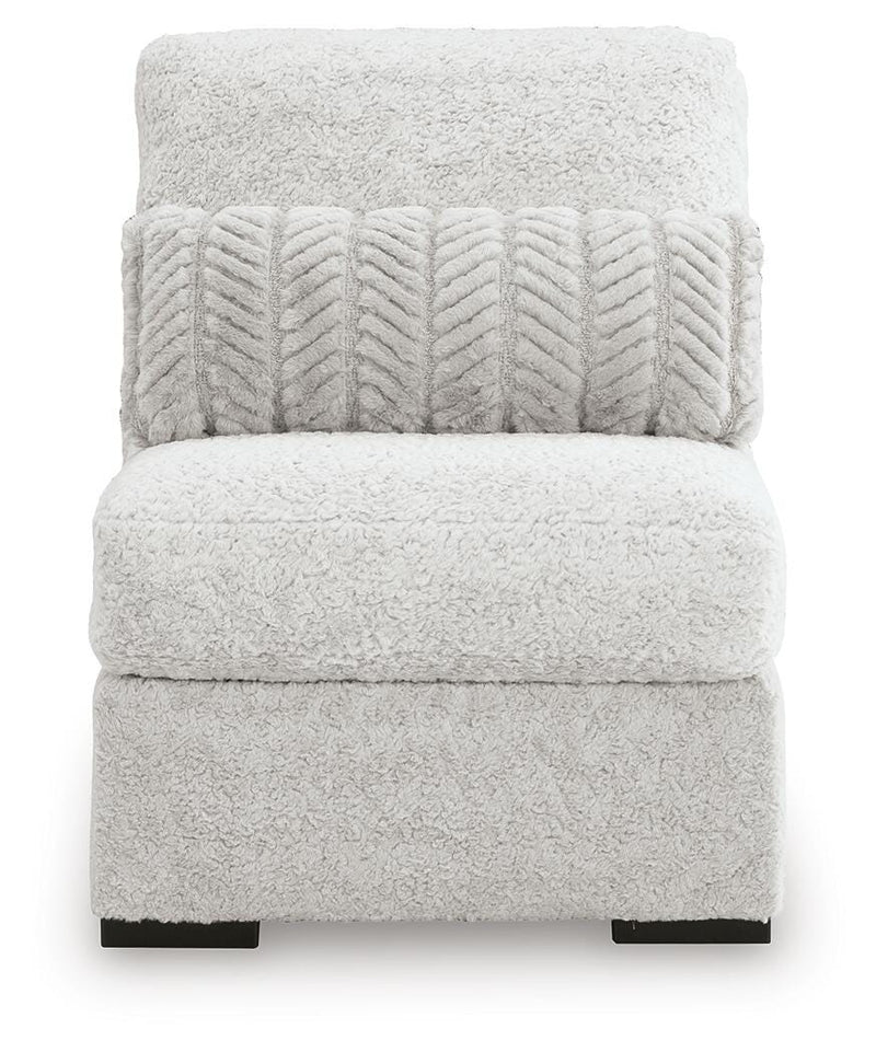 Cuddle Plush Arctic Armless Chair - PC5910646