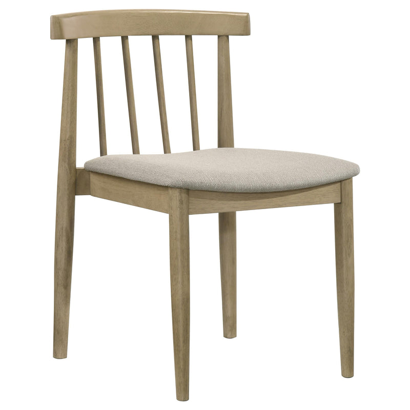Cullen Dining Side Chair Upholstered Seat Natural Oak (Set of 2) - 193942NAT