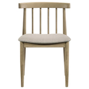 Cullen Dining Side Chair Upholstered Seat Natural Oak (Set of 2) - 193942NAT