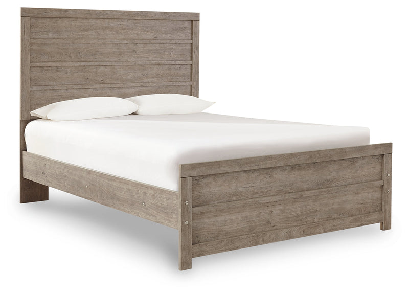 Culverbach Full Panel Bed with Mattress in Gray from Ashley - Lara Furniture