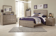 Culverbach Full Panel Bed with Mattress in Gray from Ashley - Lara Furniture