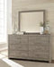 Culverbach Gray Bedroom Mirror - Gate FurnitureMirror