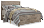 Culverbach Queen Panel Bed with Nightstand in Gray from Ashley - Lara Furniture