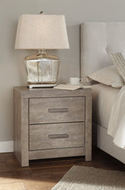 Culverbach Queen Panel Bed with Nightstand in Gray from Ashley - Lara Furniture