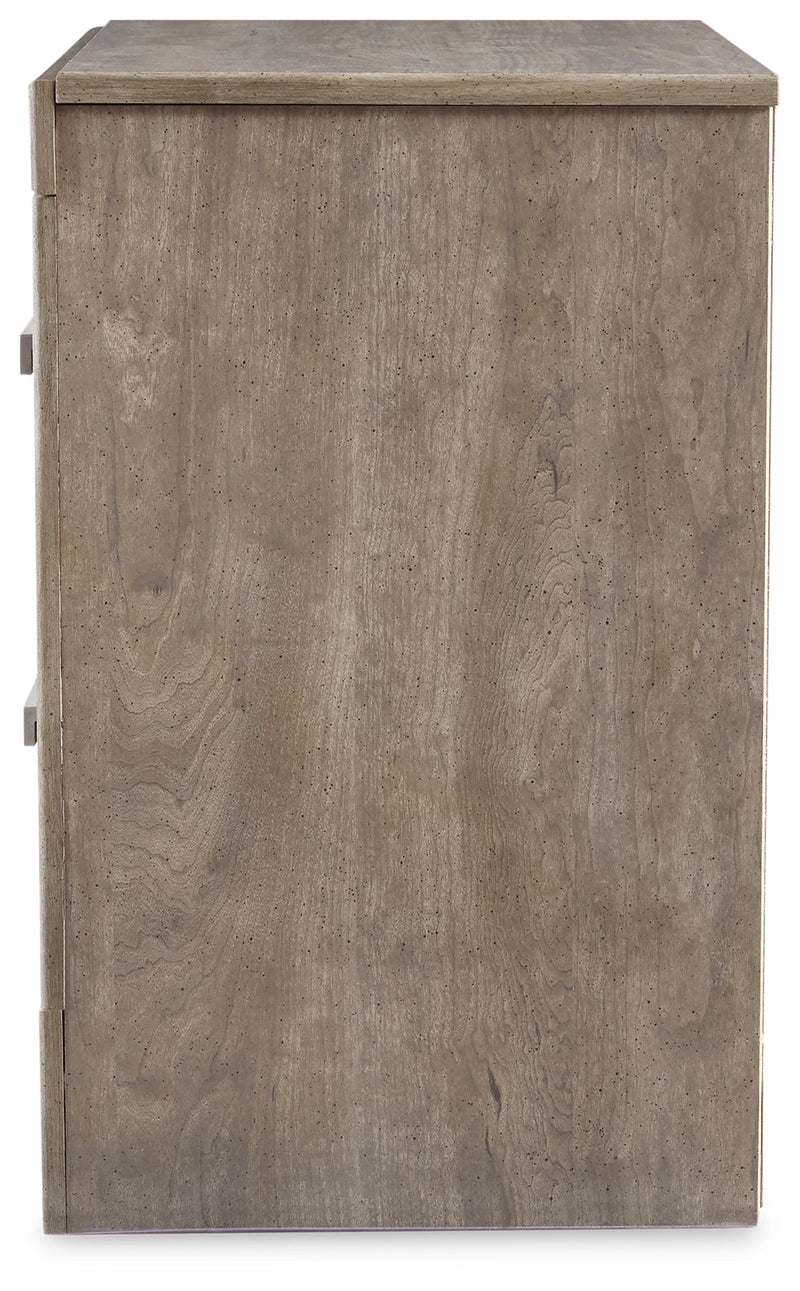 Culverbach Queen Panel Bed with Nightstand in Gray from Ashley - Lara Furniture