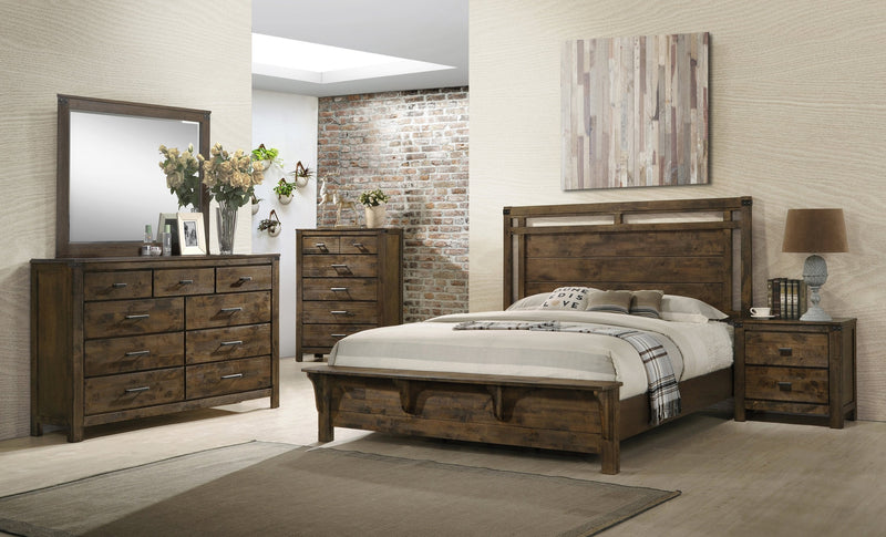 Curtis Brown Panel Bedroom Set - Lara FurnitureBedroom Set
