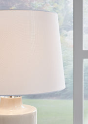 Cylener Off White Table Lamp - L100794