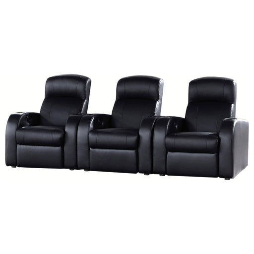 Cyrus 3-piece Upholstered Home Theater Seating - 600001-S3B