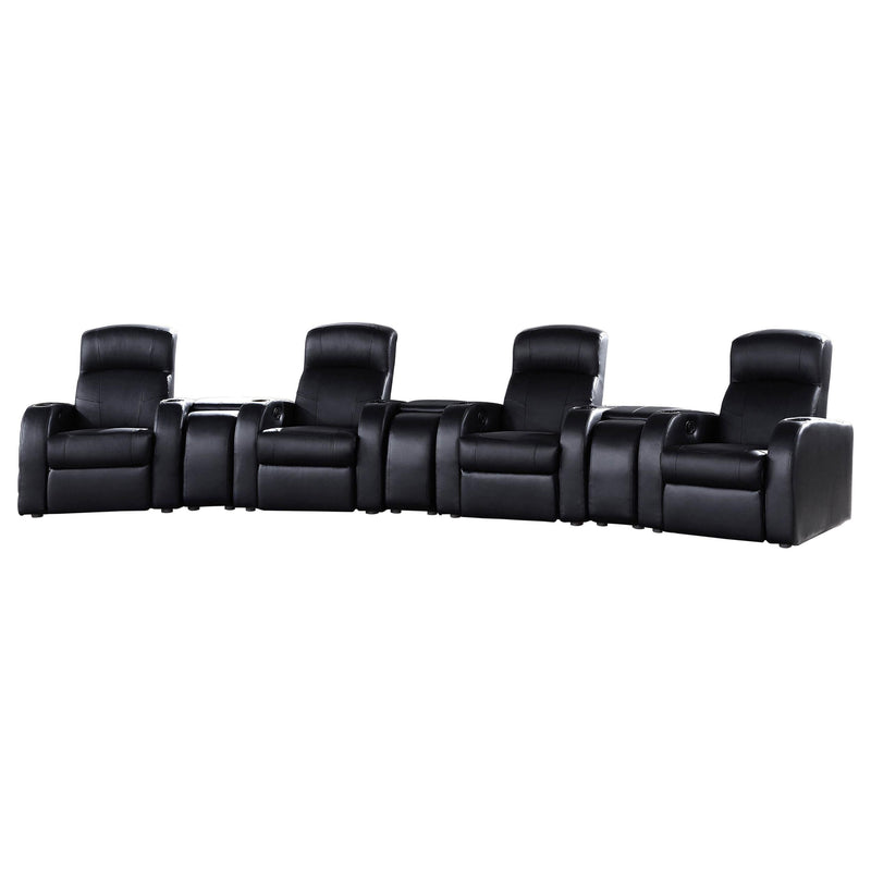 Cyrus 7-piece Upholstered Home Theater Seating - 600001-S4A
