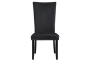 D02 Dining Table + 8 D03 Black Dining Chairs - D02DT+D03DC-BLK 9PC