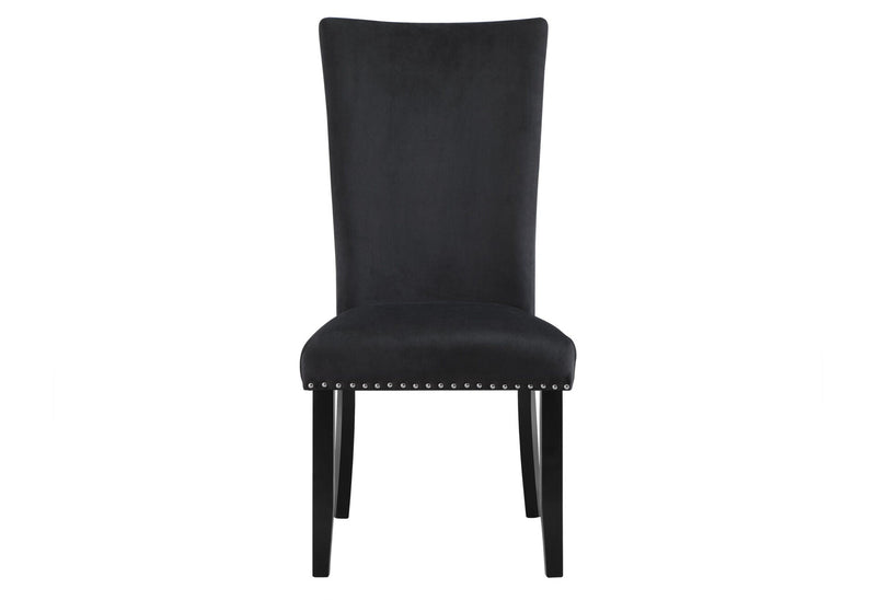 D02 Dining Table + 8 D03 Black Dining Chairs - D02DT+D03DC-BLK 9PC