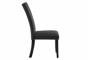 D03 Black Velvet Dining Chair - D03DC-BLK