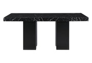 D03 Dining Table +8 D03 Dining Chairs Black - D03DT+D03DC-BLK 9 PC