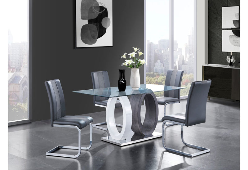 D1628dt + 6 D915dc Grey - D1628DT+D915DC-GR 7PC